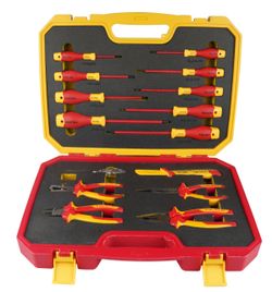 TOLSEN (TTV82115) Набор инструментов диэлектрических, универсальный, 15 предметов