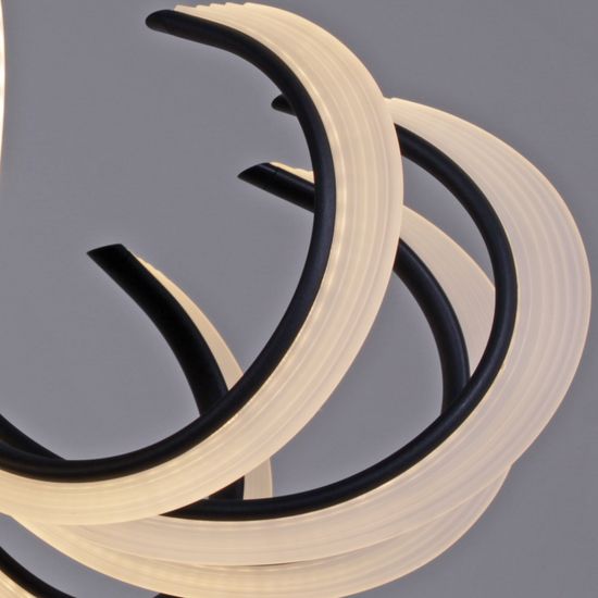 74390-0.3-12L black светильник потолочный