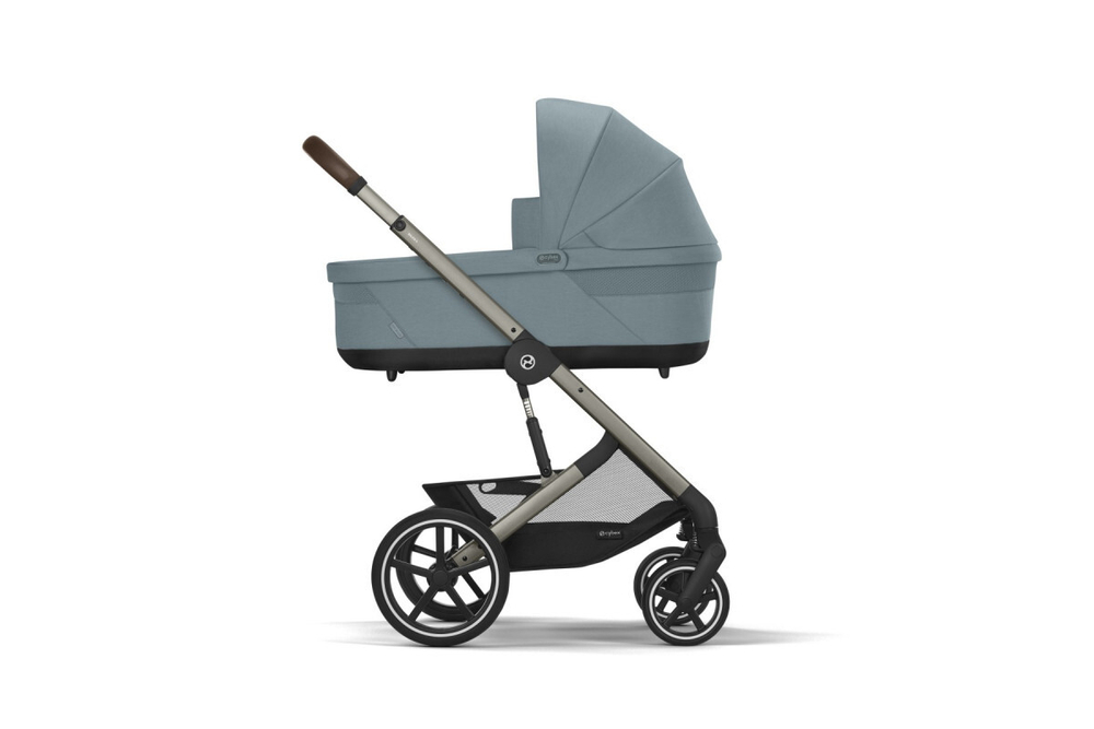 Коляска 2 в 1 Cybex Balios S Lux TPE 2025 (с дождевиками), Stormy Blue