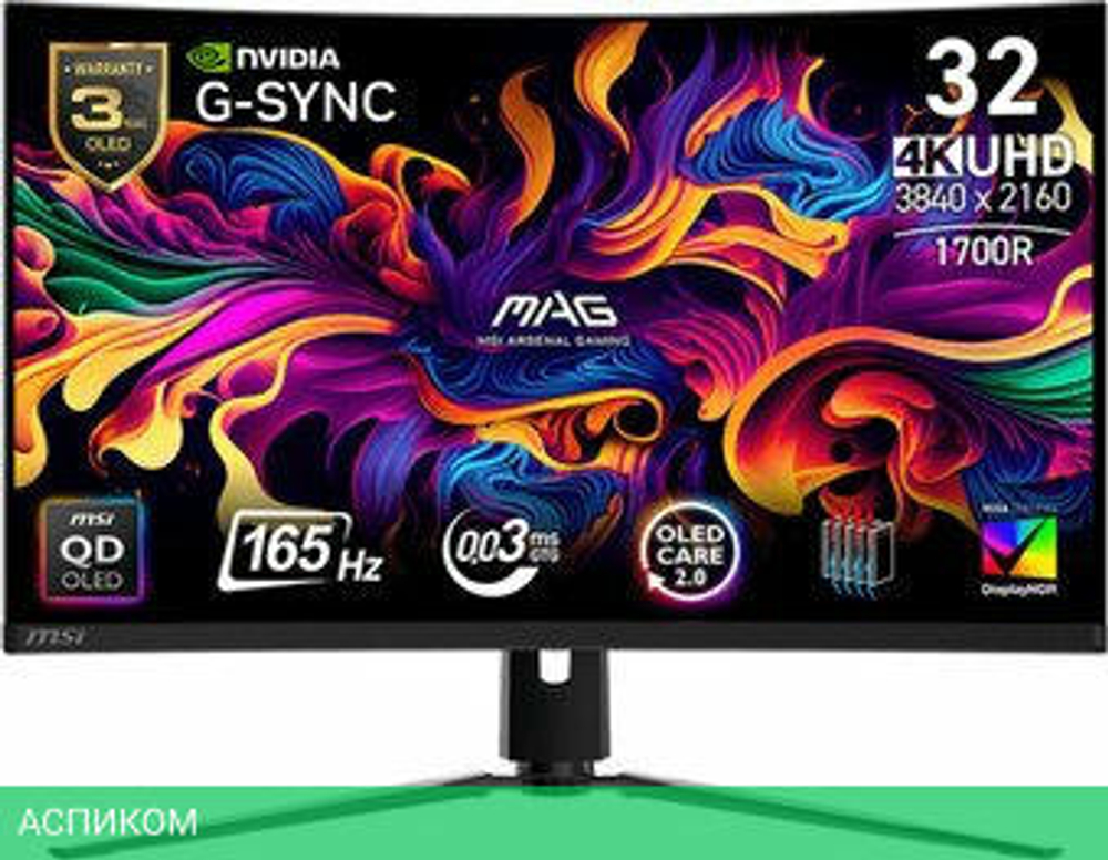 Игровой монитор MSI MAG 321CUP QD-OLED