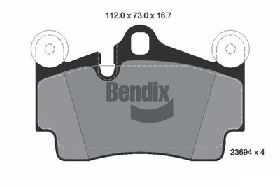 BENDIX Braking - BPD1401-BEN - Brake Pad Set, disc brake
