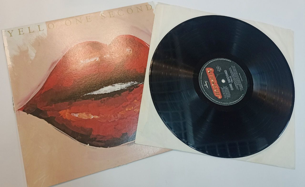 Винтажная виниловая пластинка LP Yello One Second (Germany 1987)