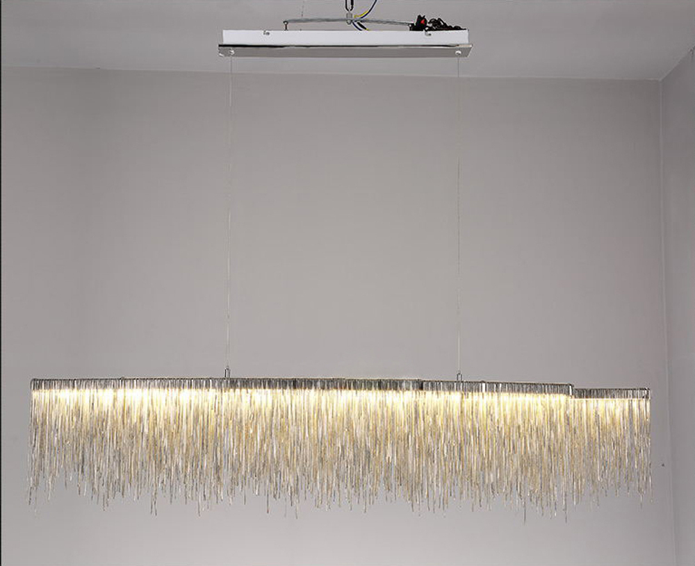 Pendant design lamp Waterfall  L150 (Rose gold)