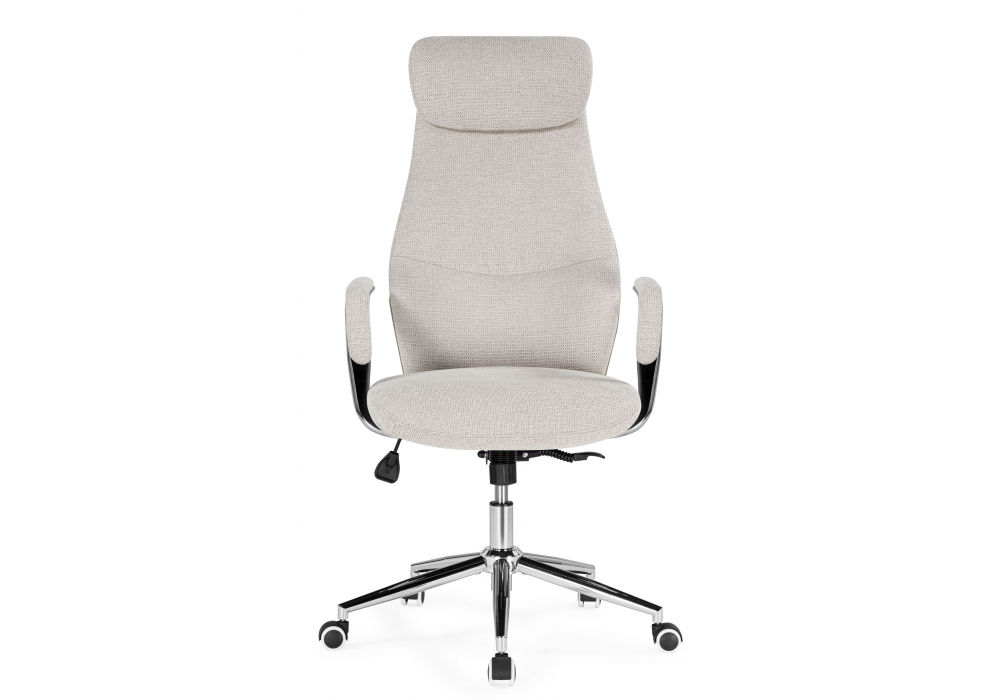 Офисное кресло Woodville Modus бежевый, хром