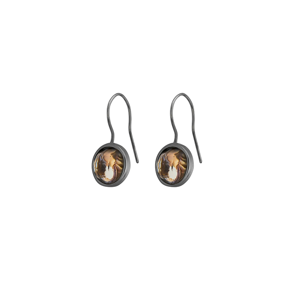 Серьги Possebon Tiger Eye A9002.15 BR/BW