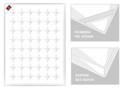 Наматрасник-топпер всесезонный 140х200 German Grass Topper Silk Grass