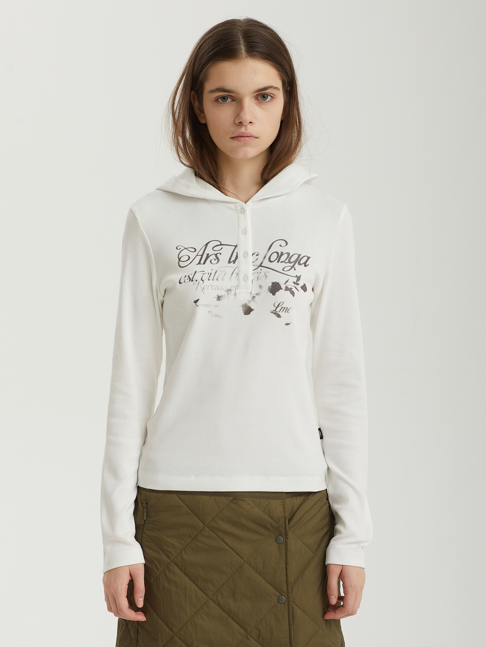 Женский Лонгслив Button