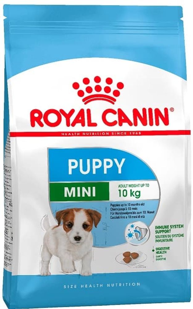Royal Canin 4кг Мини Юниор корм для щенков мелких пород до 10 месяцев
