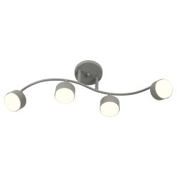 Светильник настенно-потолочный спот Rivoli Vivien 7077-704 4хGX53 15 Вт поворотный | Споты-Подсветки