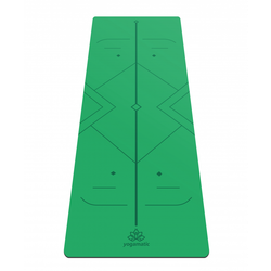 Каучуковый йога коврик Atman  185*68*0,4 см