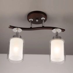 Citilux Фортуна CL156122 Люстра с поворотными плафонами Венге Хром