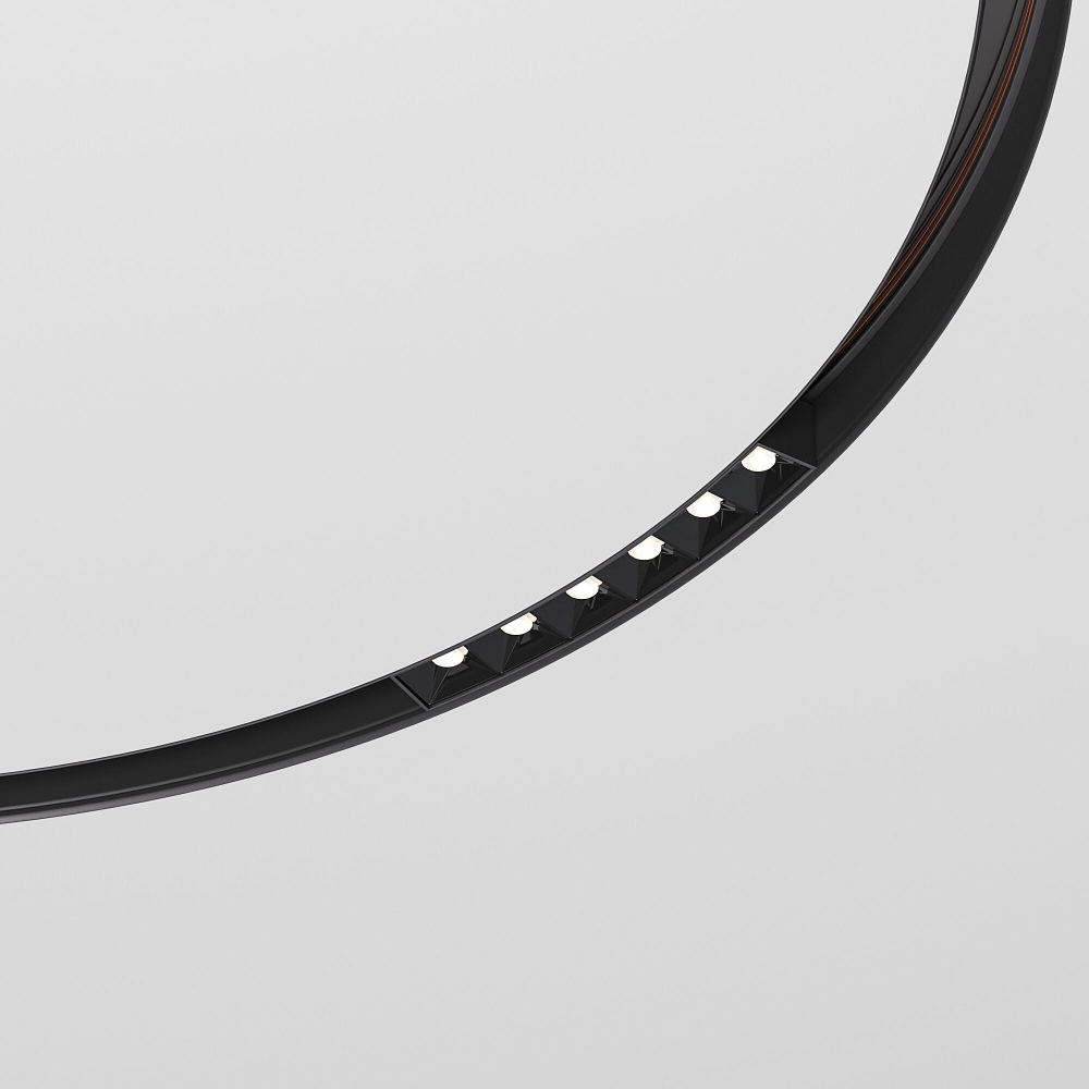 Трековый светильник Elektrostandard Slim Magnetic для радиусного шинопровода 6W 4200K Intenso Ø 800мм 85183/01 черный