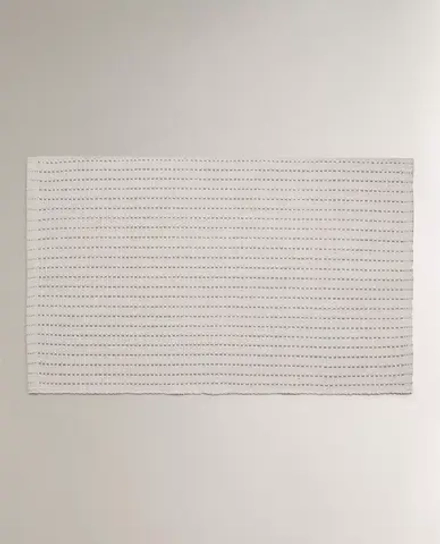 ZARA HOME КОВРИК ДЛЯ ВАННОЙ С РЕЛЬЕФНОЙ ФАКТУРОЙ, ЭКРЮ/ЗЕЛЕНЫЙ