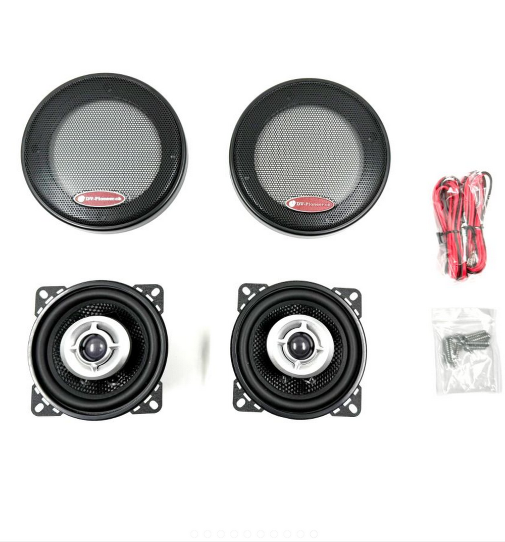 Автоколонки 10см. 2-Way 4" с сетками "комплект2шт" DV-pioneer.Ok HX409