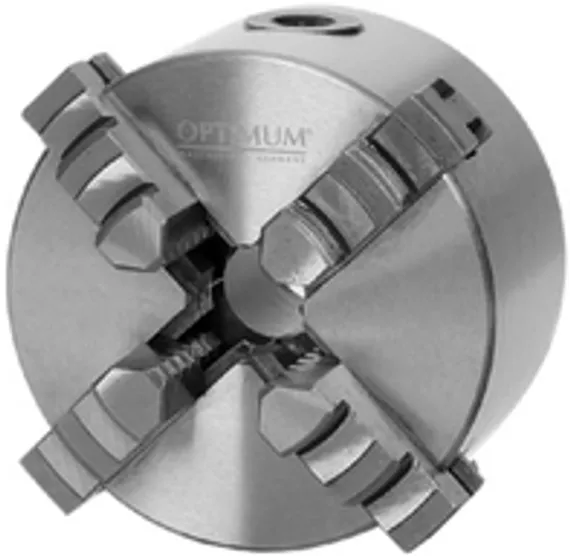 Четырёхкулачковый токарный патрон Optimum с независимым зажатием Ø 200 мм Camlock ASA D1-5"