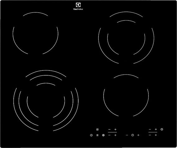 Стеклокерамическая панель Electrolux EHF6343FOK