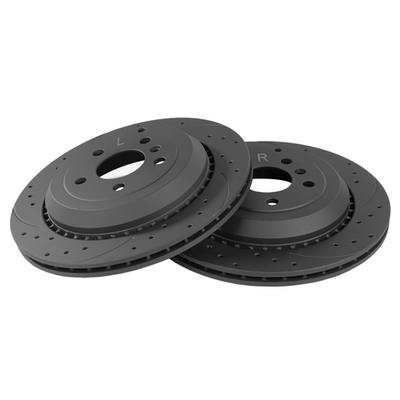 Диск тормозной задний перфорированный PRO-Line с покрытием (компл.2 шт) MB W164 GANZ GIJ06090S