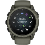 Тактические часы Garmin Tactix 8 – 51 mm, AMOLED, Cerakote Coating Includes Applied Ballistics Ultralight Solver and Olive Drab Cerakote Coating