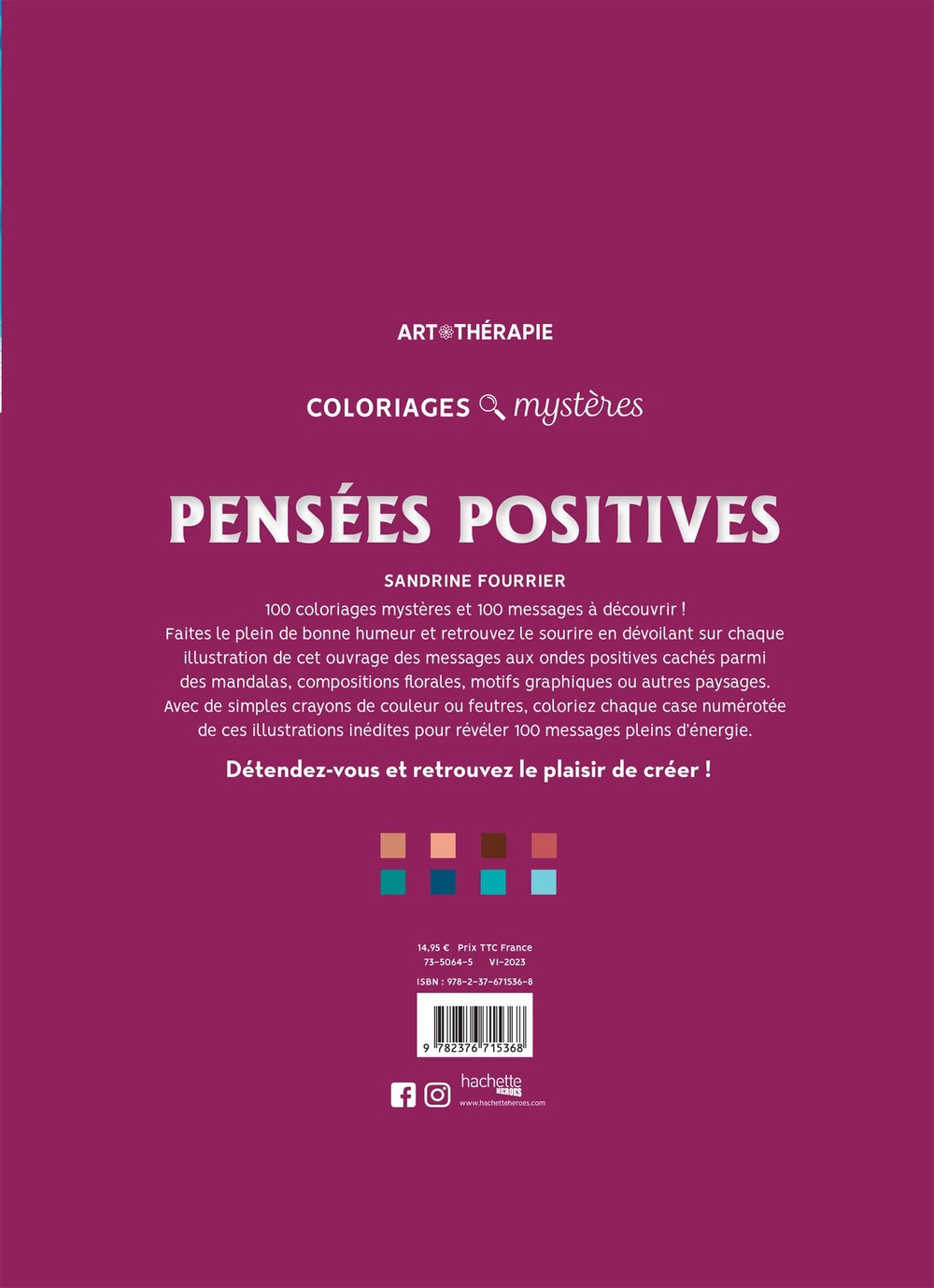 Раскраска по номерам Coloriages mysteres Disney Pensees positives - Арт Терапия Дисней / 9782376715368