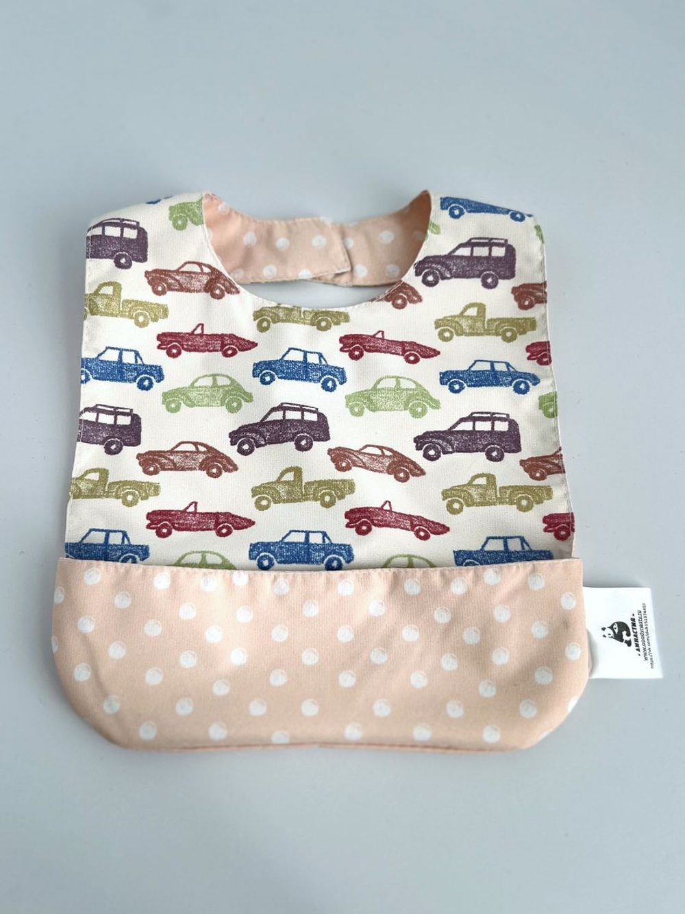 нагрудник непромокаемый двухсторонний для кормления