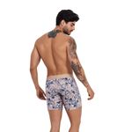 Мужские трусы боксеры бежевые с принтом Clever ELYSIUM LONG BOXER 120902