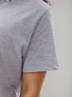 Блузка БЛк-143/пике-серыймеланж