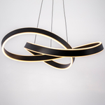 749487 Люстра SATURNO LED 60W 2760LM ЧЕРНЫЙ 3000K