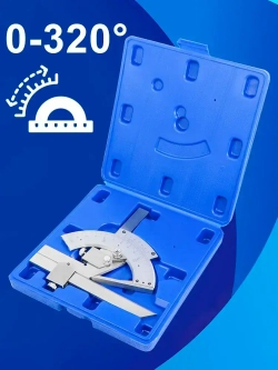 Угломер XCAN с нониусом 0-320, кейс