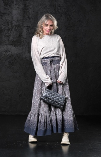 Юбка с орнаментом+ кушак