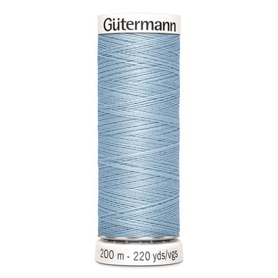 01 Нить Sew-All 100/200 м для всех материалов, 100% полиэстер Gutermann 748277 (075 бледно-джинсовый)