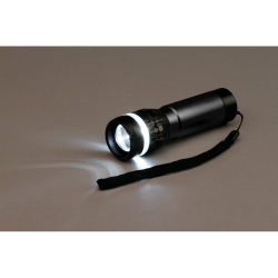 ZOOMIN. Алюминиевый фонарик с функцией увеличения, 3 световыми режимами
