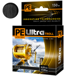 Плетеный шнур рыболовный TROLL Dark Green 0,18mm 150m