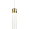 SL6236.303.01 Светильник подвесной ST-Luce Латунь/Прозрачный LED 1*12W 4000K CHAMPAGNE