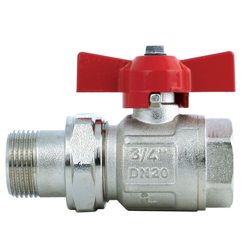 Кран шаровой со сгоном 1'' бабочка ITAP IDEAL 098