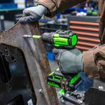 Дрель-шуруповерт акк. Greenworks DD560, 24V, б/щет, 30/60 Нм,13мм, Anti-kickback,1х4Ач,ЗУ,кор (3708407CUB)