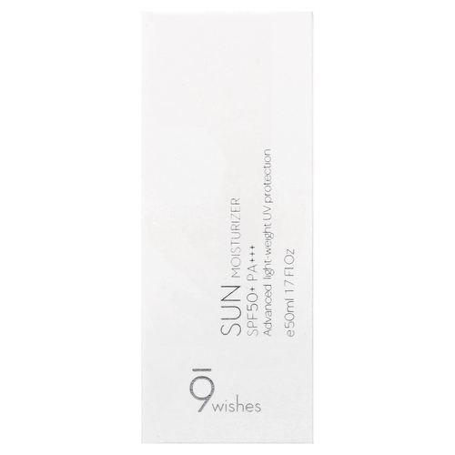9Wishes, увлажняющий солнцезащитный крем, SPF 50+ PA+++, 50 мл (1,7 жидк. унции)