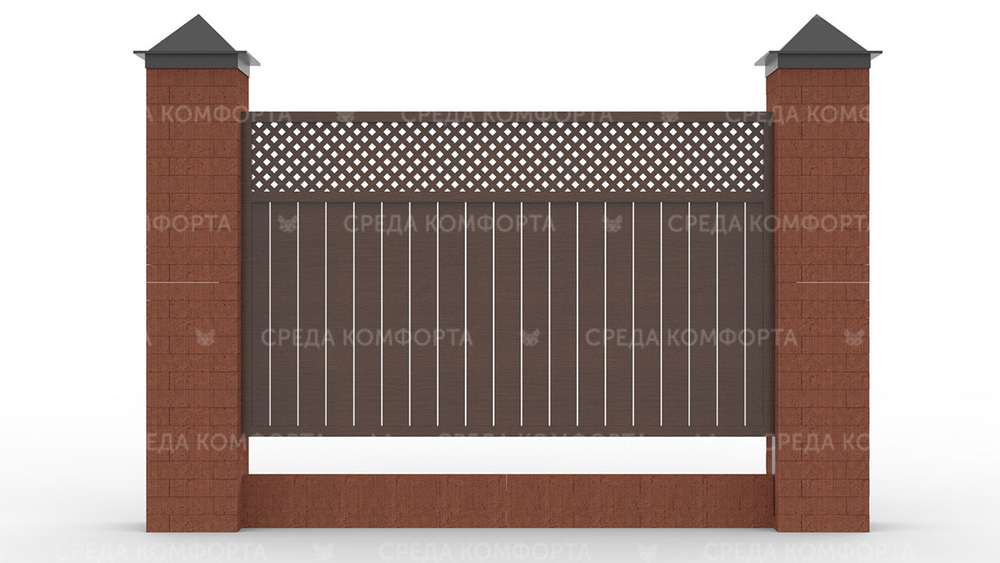 Забор 3Д ZBR0092