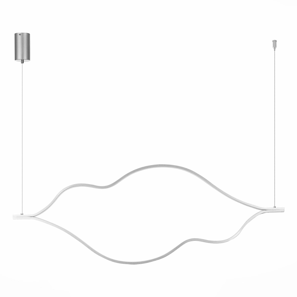 SL6106.103.45 Светильник подвесной ST-Luce Никель/Белый LED 1*45W 4000K CORTILE