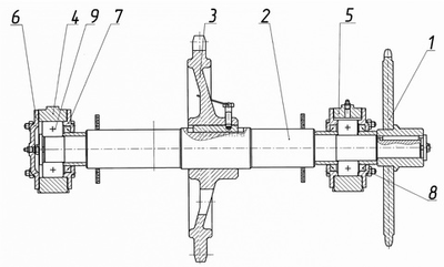 Вал КДМ201 52.01.451