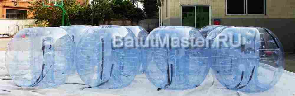 Бизнес-набор: Бамперболы, диаметр 1.5 м, ТПУ (6 шт), насос (1 шт)