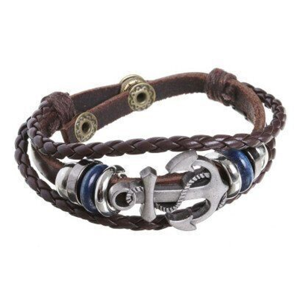 браслет мужской "Стиль" якорь 1258080