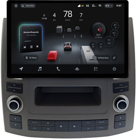Магнитола для Infiniti FX35, FX45 S50 2006-2008 - Teyes CC4-PRO монитор 13" 2K QLED на Android 13, Snapdragon 778G, 8+128, AI, CarPlay, DSP, 4G SIM-слот