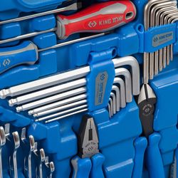 KING TONY (7587SR01) Набор инструментов универсальный, дюймовый, 87 предметов