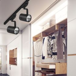 Трековый светильник однофазный ЭРА TR1 - 20 BK светодиодный COB 20Вт 4000К 1400Лм черный