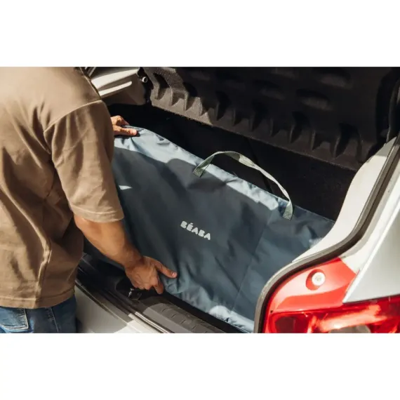 Детский складной стульчик-шезлонг Beaba Eazy Relax Greige