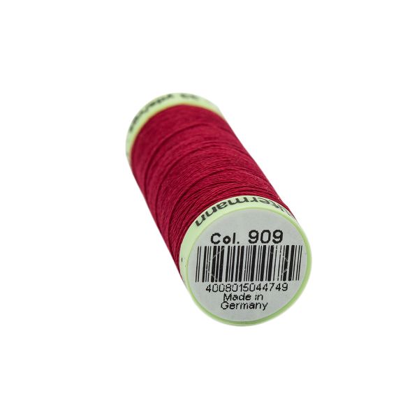 Нитки отделочные Gutermann Top Stitch 30 (30 метров), 5 кат. | 909 малиновый