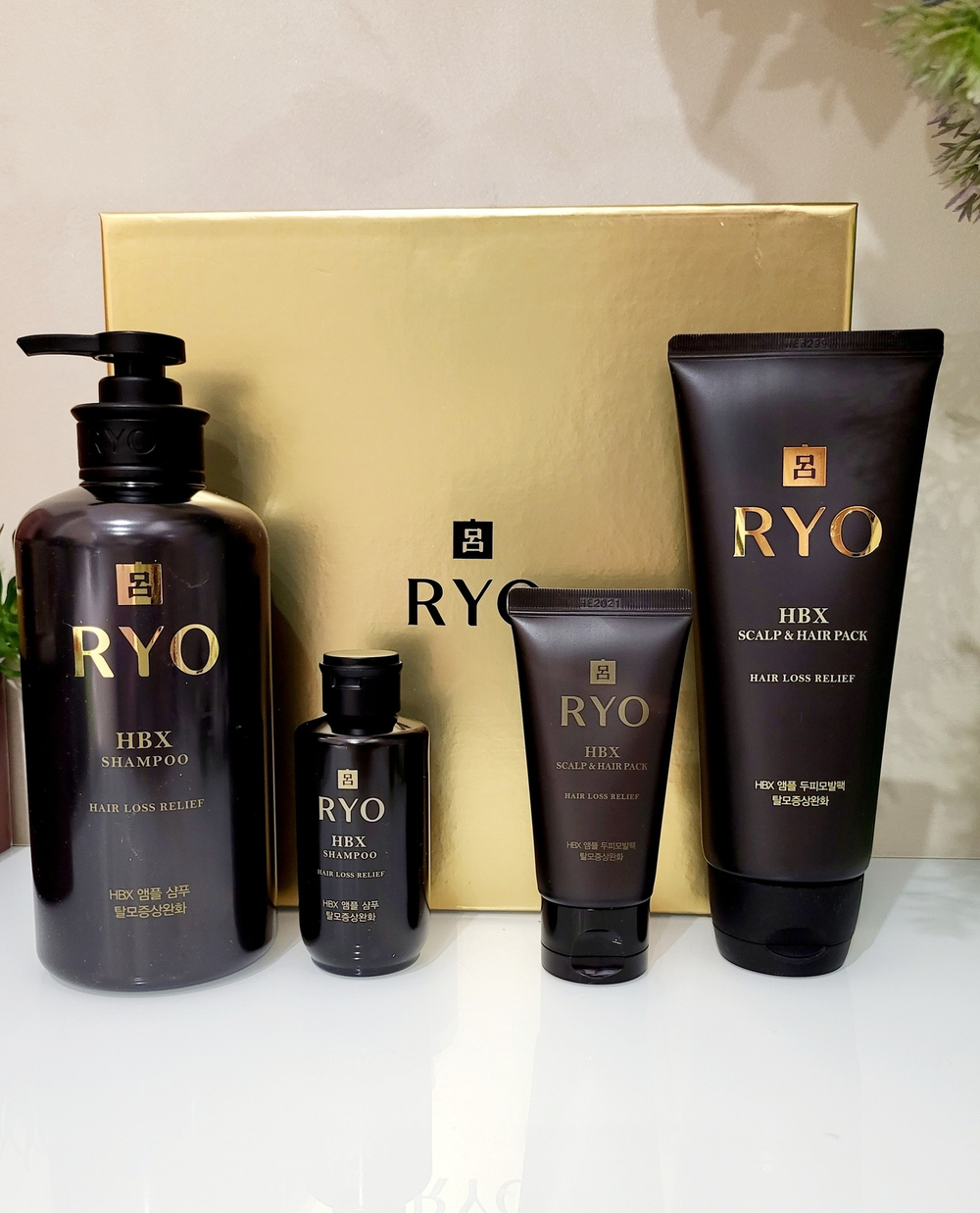 Набор для укрепления волос RYO HBX SHAMPOO SET.