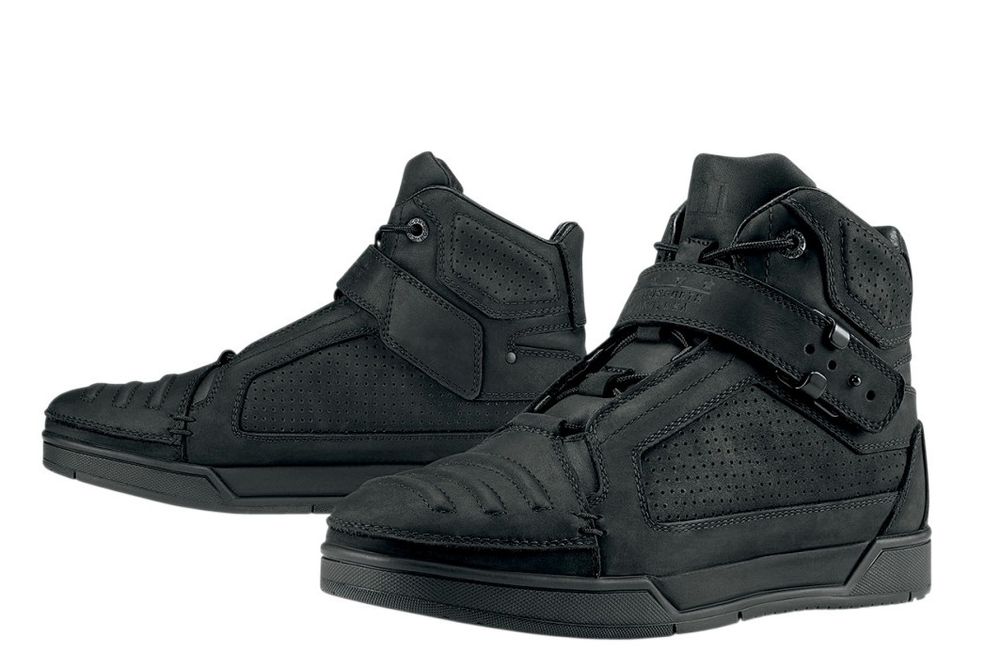 Мотоботы - ICON TRUANT (черные)