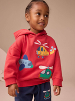 Толстовка с капюшоном и джоггеры в комплекте для малышей Next F60-093, Красный, Синий