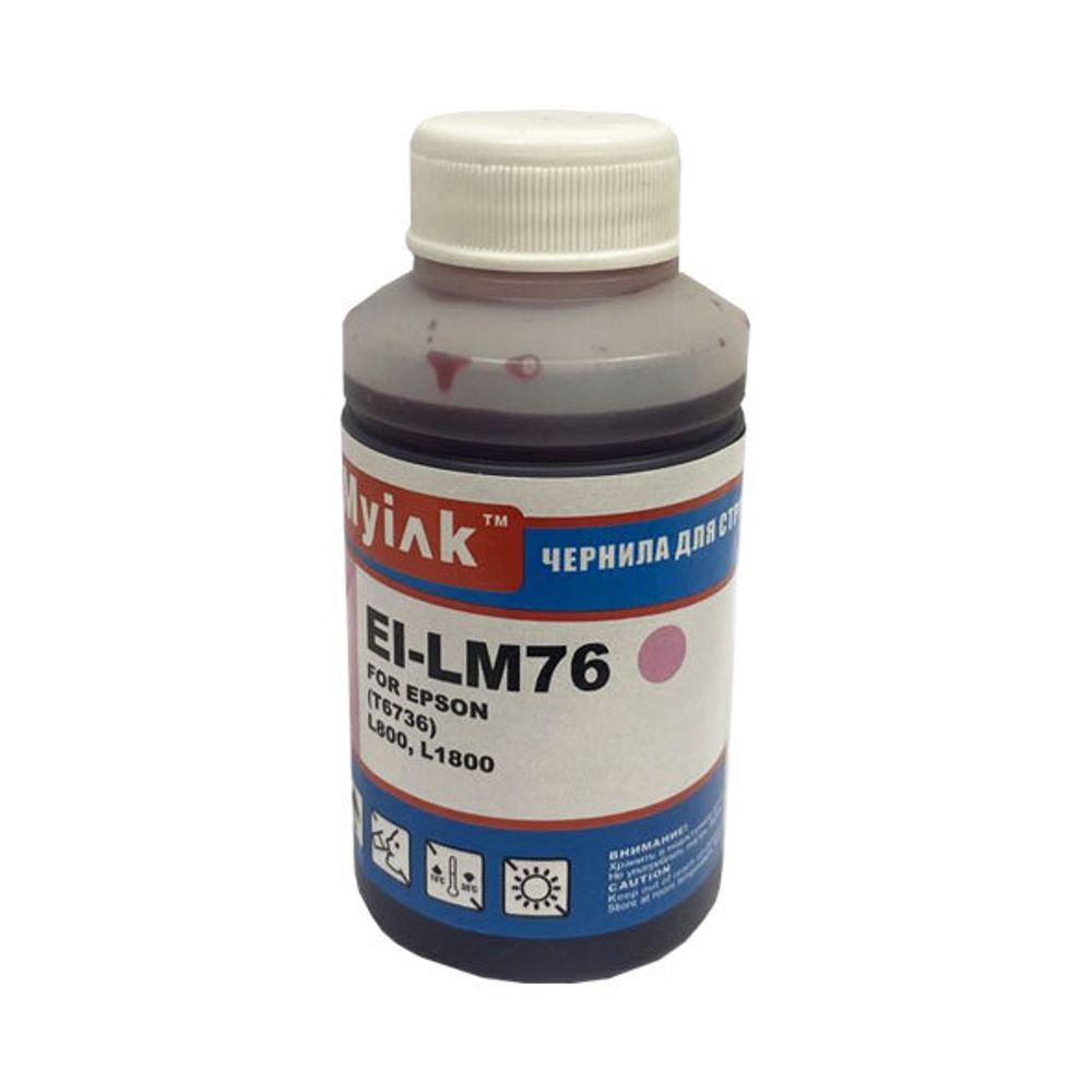 Чернила для EPSON L800/L1800 EI-LM76 (70мл, Light Magenta Dye) MyInk